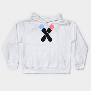 Crossed VR Controllers Kids Hoodie